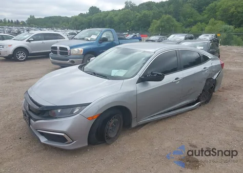 2019 Honda Civic Lx from USA, damaged, VIN 19XFC2F67KE036061